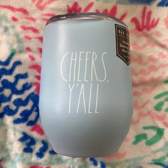 Rae Dunn Insulated Stainless Steel Wine Glass - Picture 3 of 9